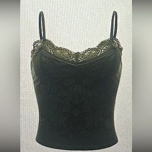 Amazon swamp green tank top, size M